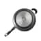 Oster Clairborne 12" Charcoal Gray Aluminum Sauté Pan with Lid